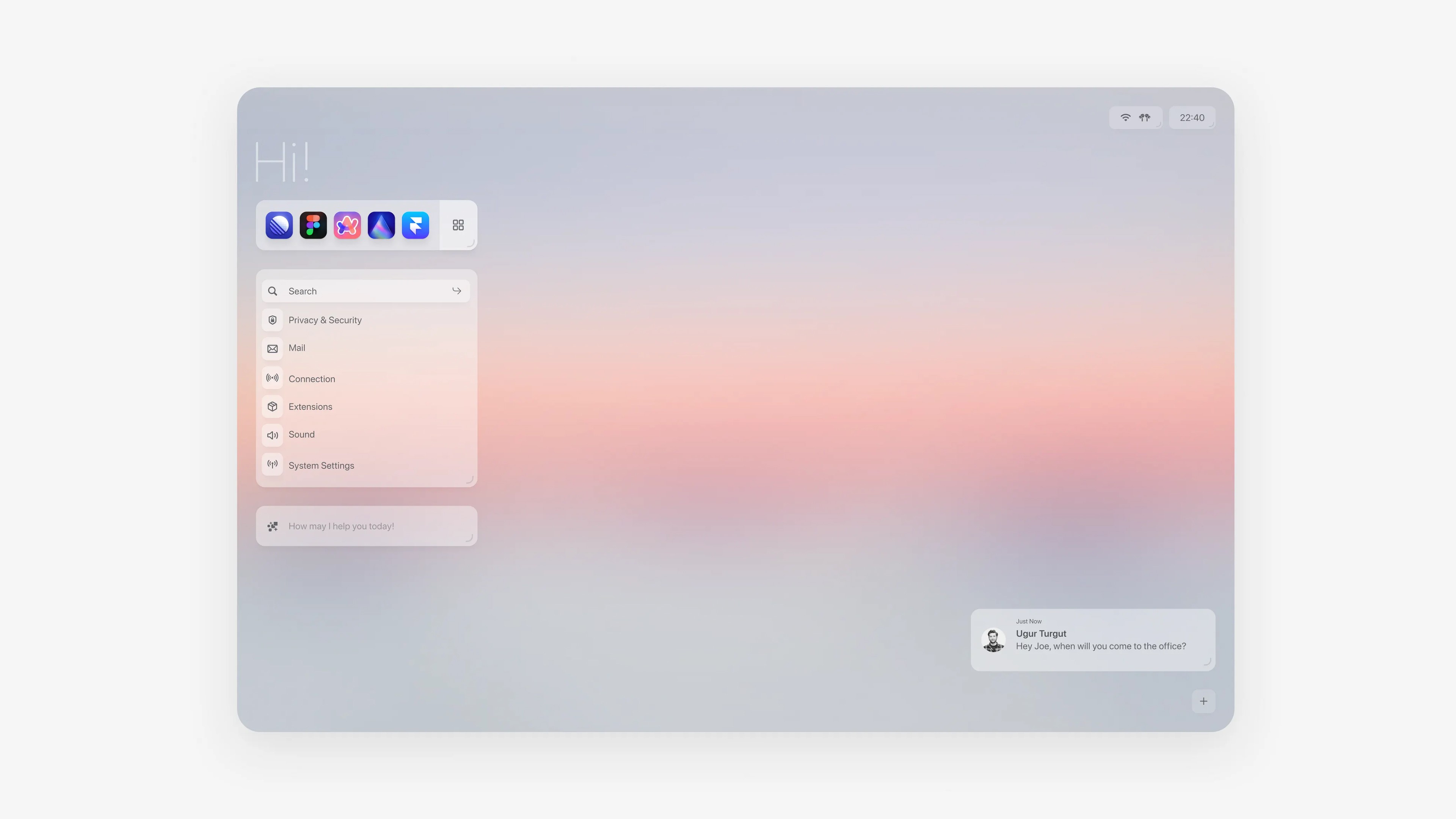 Soft interface concept preview
